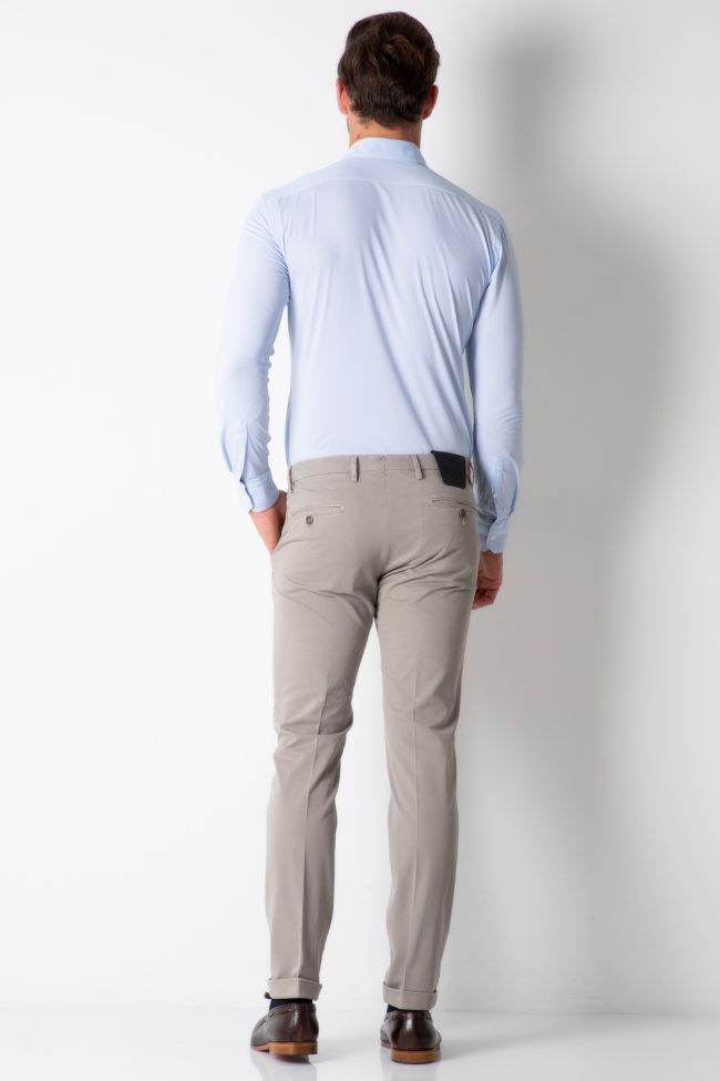B-settecento Hose Herren B-Settecento Chinos Slim Einfarbig 97% Baumwolle 3% Elastan