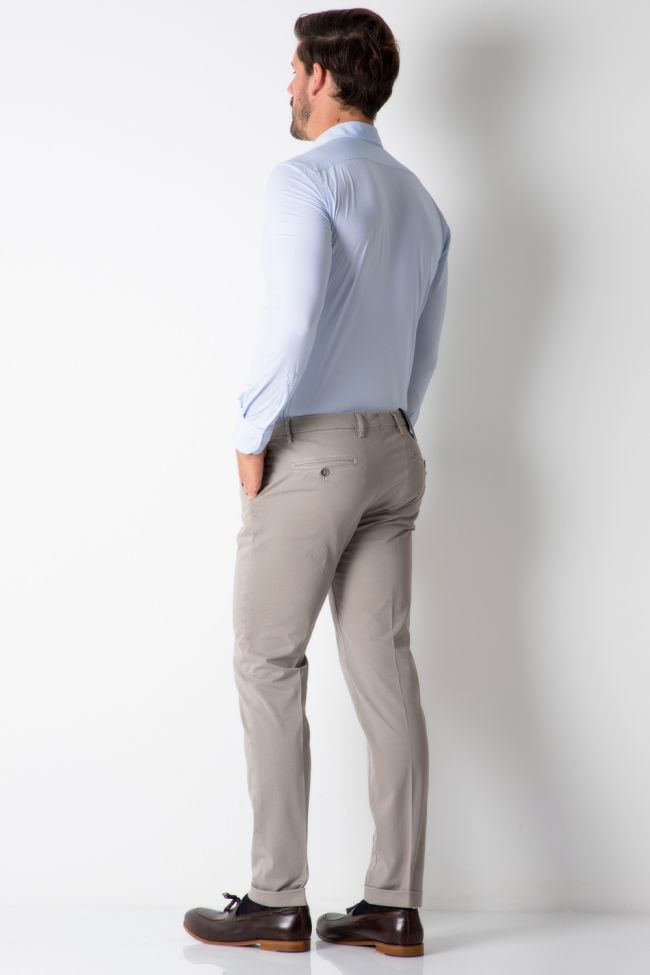 B-settecento Hose Herren B-Settecento Chinos Slim Einfarbig 97% Baumwolle 3% Elastan