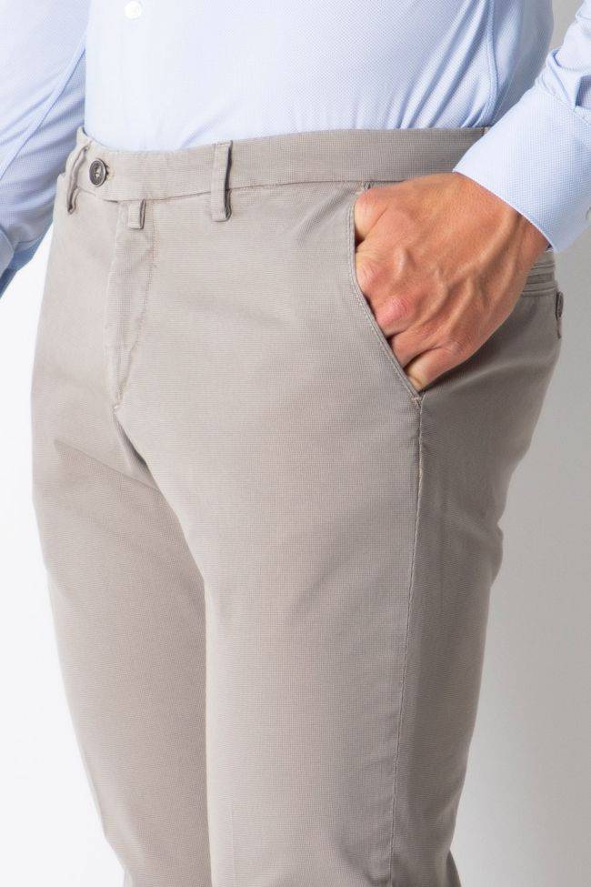 B-settecento Hose Herren B-Settecento Chinos Slim Einfarbig 97% Baumwolle 3% Elastan