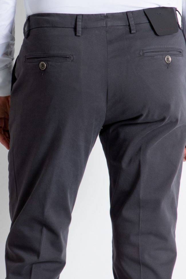 B-settecento Hose Herren B-Settecento Chinos Slim Einfarbig 97% Baumwolle 3% Elastan