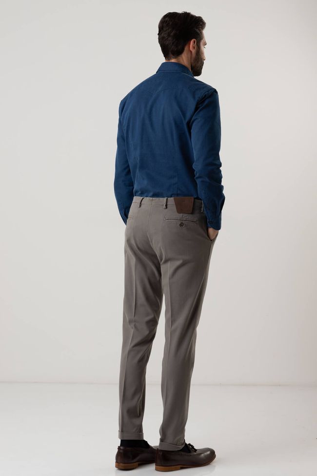 B-settecento Hose Herren B-Settecento Chinos Slim Einfarbig 97% Baumwolle 3% Elastan