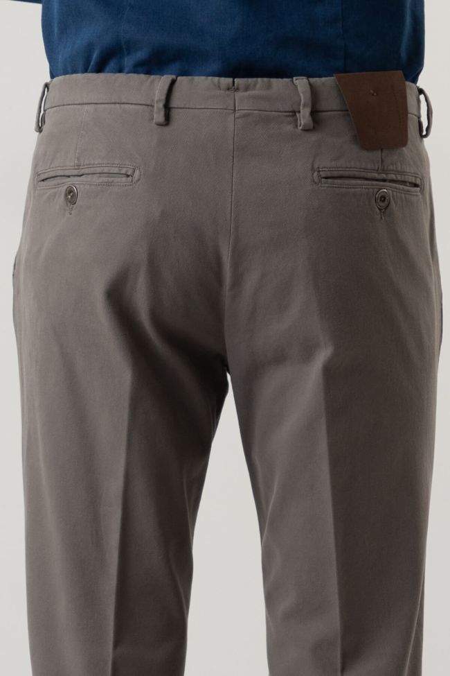 B-settecento Hose Herren B-Settecento Chinos Slim Einfarbig 97% Baumwolle 3% Elastan