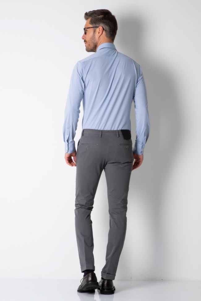 B-settecento Hose Herren B-Settecento Chinos Slim Einfarbig 97% Baumwolle 3% Elastan