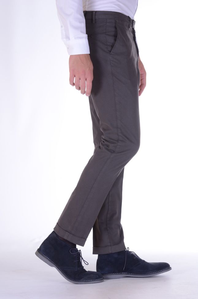 B-settecento Hose Herren B-Settecento Chinos Slim Einfarbig 97% Baumwolle 3% Elastan