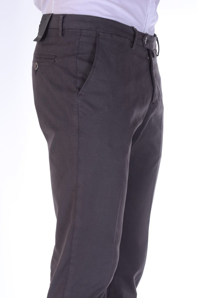 B-settecento Hose Herren B-Settecento Chinos Slim Einfarbig 97% Baumwolle 3% Elastan