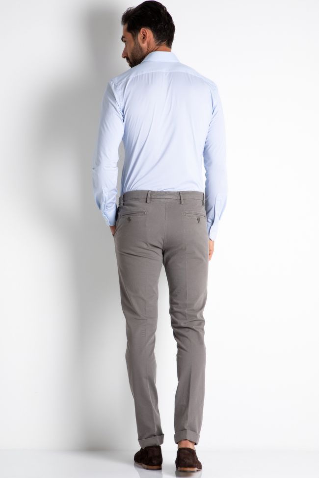 B-settecento Hose Herren B-Settecento Chinos Slim Einfarbig 97% Baumwolle 3% Elastan