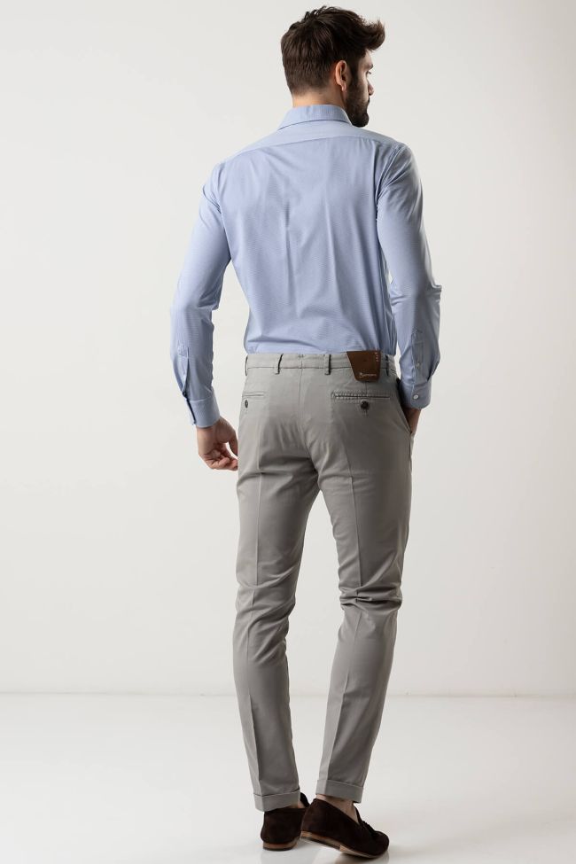 B-settecento Hose Herren B-Settecento Chinos Slim Einfarbig 97% Baumwolle 3% Elastan