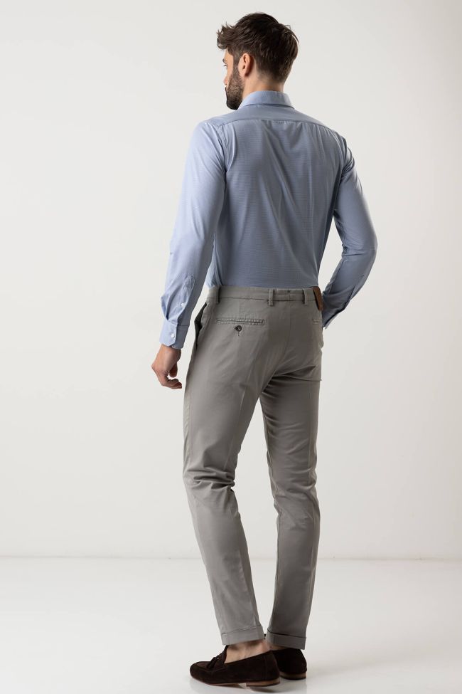 B-settecento Hose Herren B-Settecento Chinos Slim Einfarbig 97% Baumwolle 3% Elastan