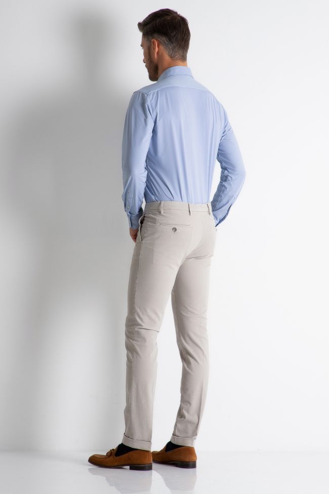 B-settecento Hose Herren B-Settecento Chinos Slim Einfarbig 97% Baumwolle 3% Elastan