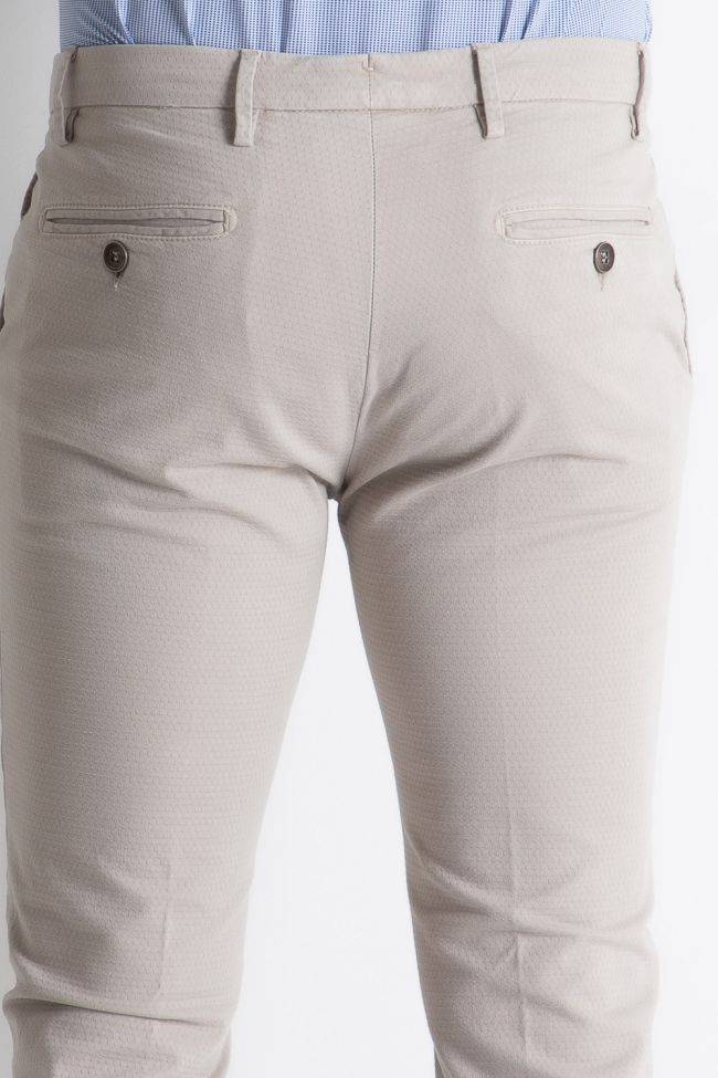 B-settecento Hose Herren B-Settecento Chinos Slim Einfarbig 97% Baumwolle 3% Elastan