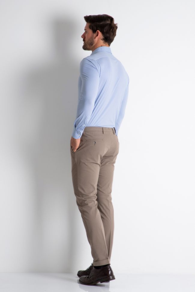 B-settecento Hose Herren B-Settecento Chinos Slim Einfarbig 97% Baumwolle 3% Elastan