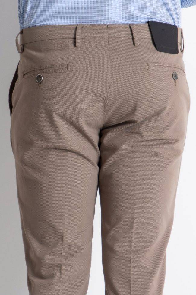 B-settecento Hose Herren B-Settecento Chinos Slim Einfarbig 97% Baumwolle 3% Elastan