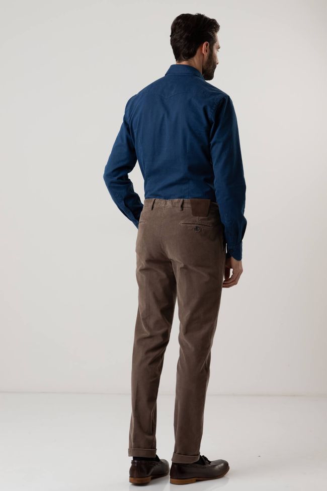 B-settecento Hose Herren B-Settecento Chinos Slim Einfarbig 98% Cotton 2% Elastan