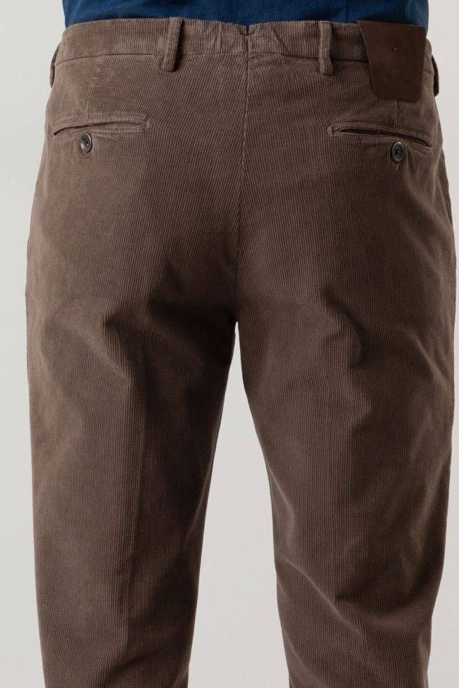 B-settecento Hose Herren B-Settecento Chinos Slim Einfarbig 98% Cotton 2% Elastan