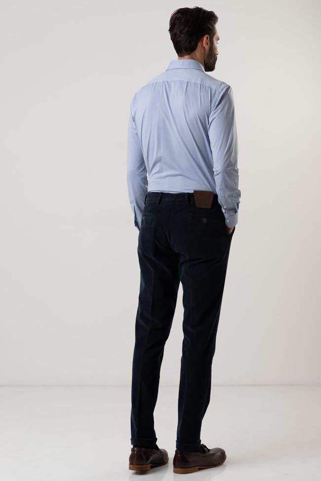 B-settecento Hose Herren B-Settecento Chinos Slim Einfarbig 98% Cotton 2% Elastan