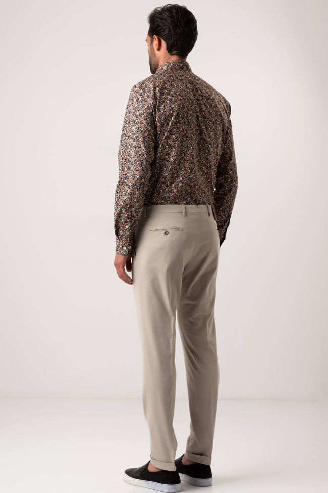 B-settecento Hose Herren B-Settecento Chinos Slim Einfarbig 98% Cotton 2% Ea