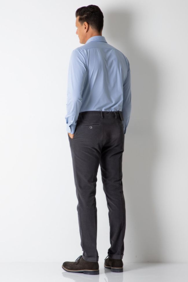 B-settecento Hose Herren B-Settecento Chinos Slim Einfarbig