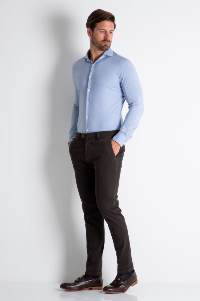 B-settecento Hose Herren B-Settecento Chinos Slim Einfarbig