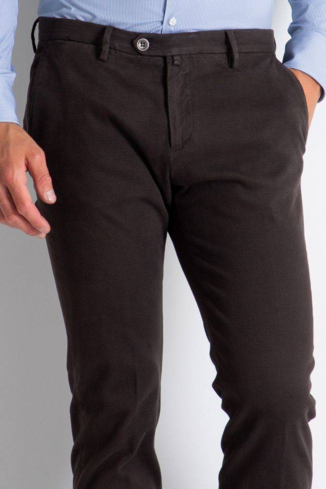 B-settecento Hose Herren B-Settecento Chinos Slim Einfarbig