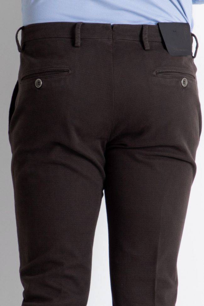 B-settecento Hose Herren B-Settecento Chinos Slim Einfarbig