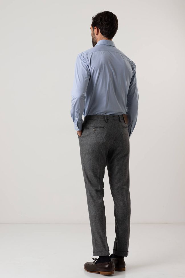 B-settecento Hose Herren B-Settecento Chinos Slim Halb Unifarben