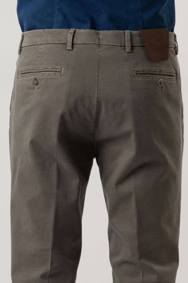 B-settecento Hose Herren B-Settecento Chinos Slim Halb Unifarben 97% Baumwolle 3% Elastan