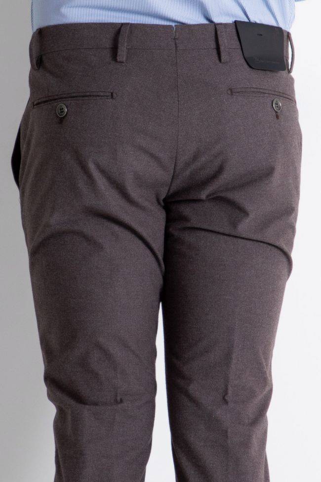 B-settecento Hose Herren B-Settecento Chinos Slim Halb Unifarben 98% Cotton 2% Ea