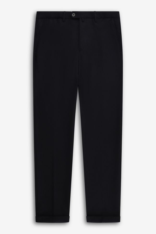 b-settecento Hose Herren B-Settecento Klassische Regular Halb Unifarben 74% polyester 25% viscose%1elastane