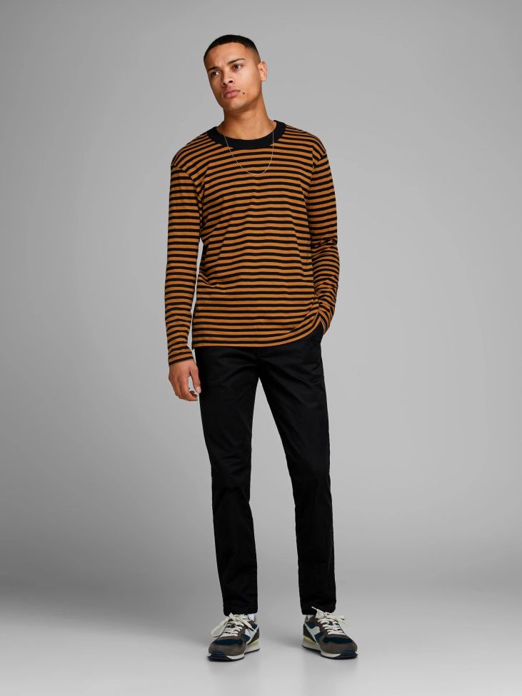 Jack & Jones Hose Herren Jack & Jones Chinos Regular Einfarbig