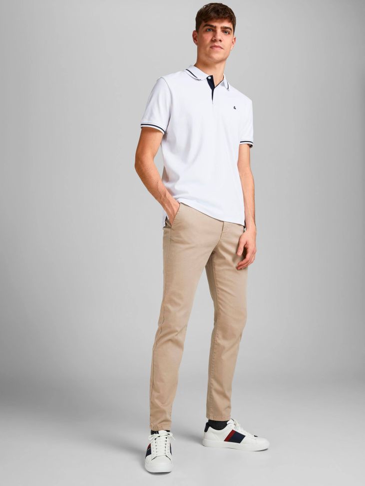 Jack & Jones Hose Herren Jack & Jones Chinos Regular Einfarbig