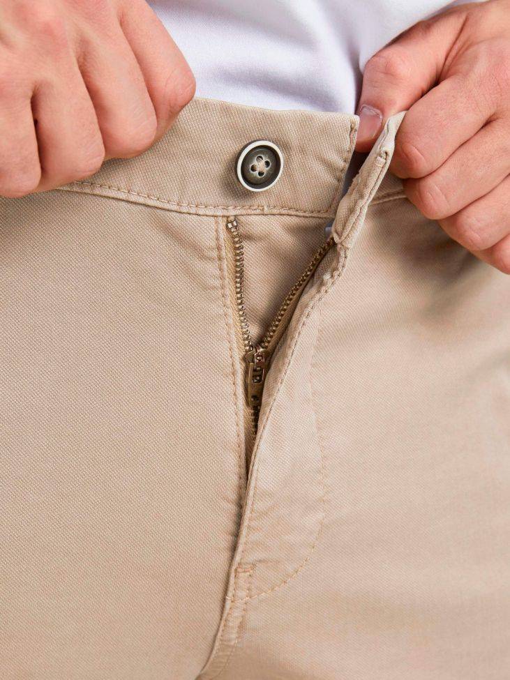 Jack & Jones Hose Herren Jack & Jones Chinos Regular Einfarbig