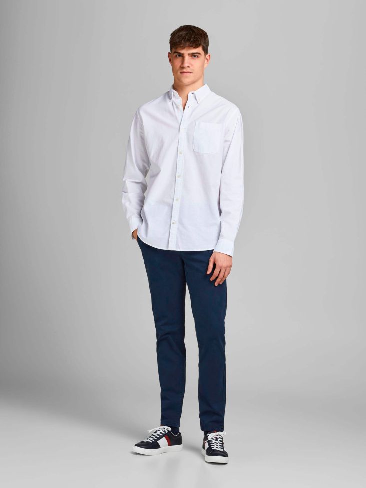 Jack & Jones Hose Herren Jack & Jones Chinos Regular Einfarbig