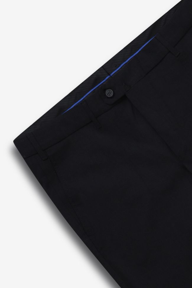 Luigi Morini Hose Herren Luigi Morini Klassische Classic Einfarbig 44% Wool 53% Po 3% Ea