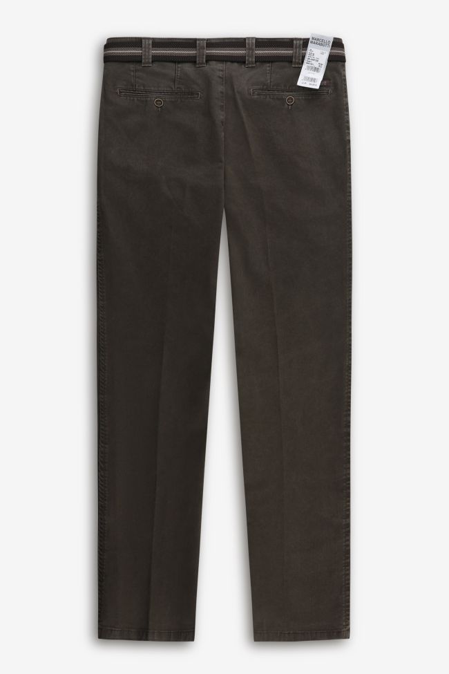 Marcello Marabotti Hose Herren Marcello Marabotti Klassische Regular Einfarbig 97% Baumwolle 3% Elastan