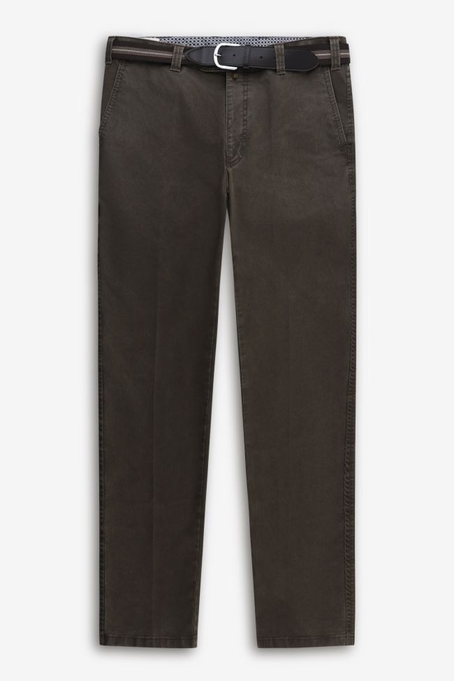 marcello marabotti Hose Herren Marcello Marabotti Klassische Regular Einfarbig 97% Baumwolle 3% elastan
