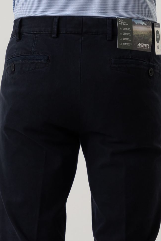 Meyer Hose Herren Meyer Chinos Classic Einfarbig 97% Baumwolle 3% Elastan