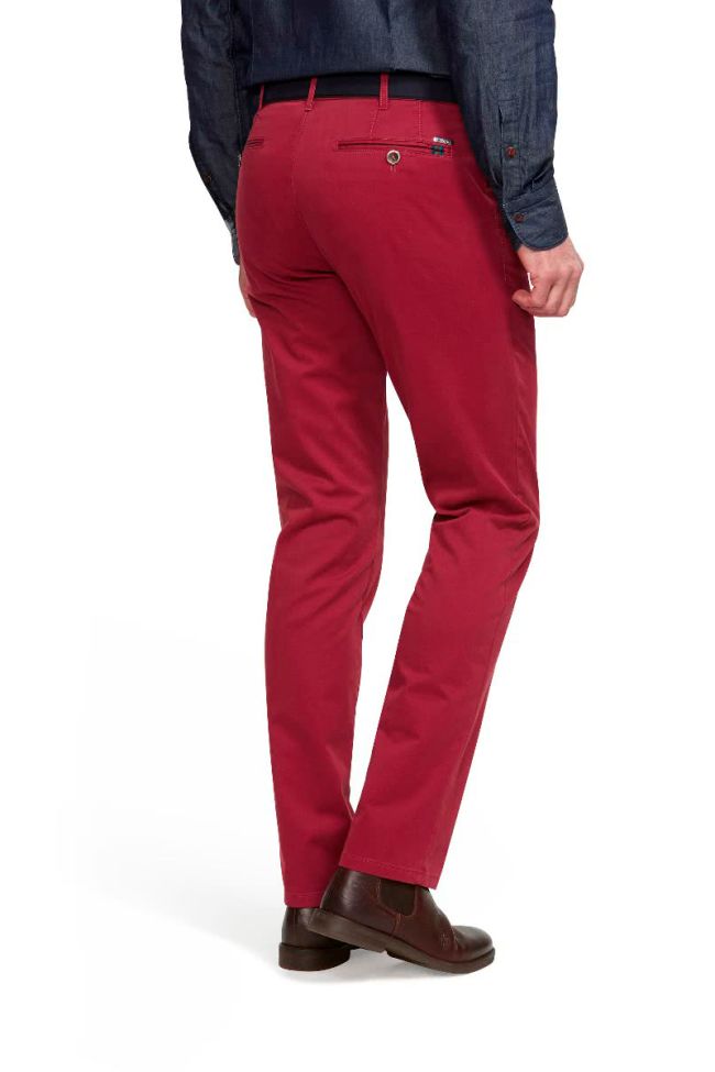 Meyer Hose Herren Meyer Chinos Classic Einfarbig 97% Baumwolle 3% Elastan