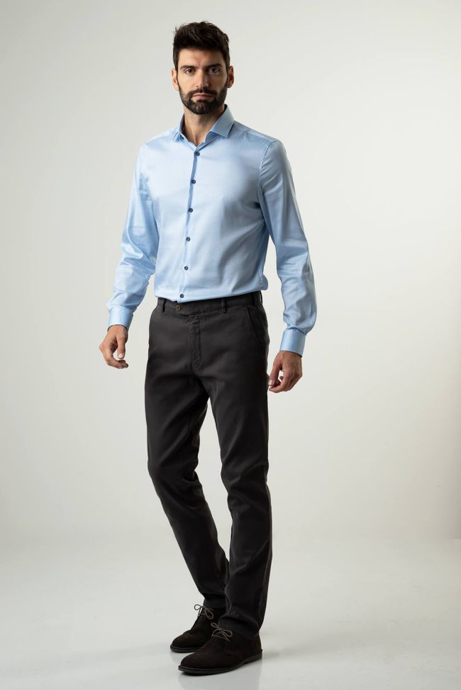 Meyer Hose Herren Meyer Chinos Classic Einfarbig 98% Cotton 2% Ea