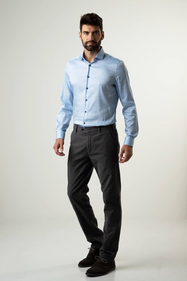 Meyer Hose Herren Meyer Chinos Classic Einfarbig 98% Cotton 2% Ea