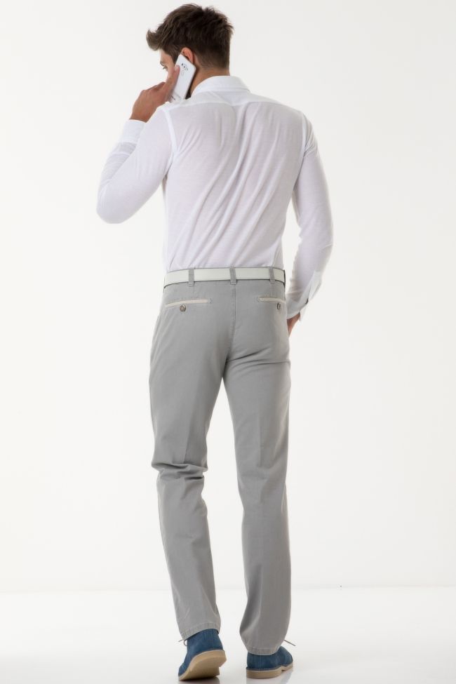 Meyer Hose Herren Meyer Chinos Regular Einfarbig 97% Baumwolle 3% Elastan