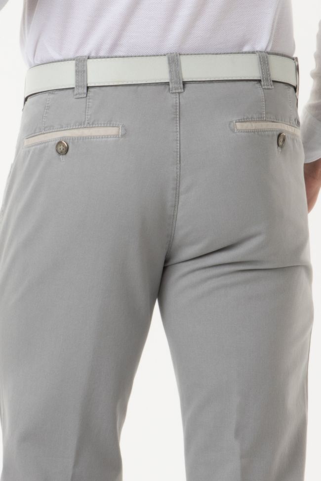 Meyer Hose Herren Meyer Chinos Regular Einfarbig 97% Baumwolle 3% Elastan