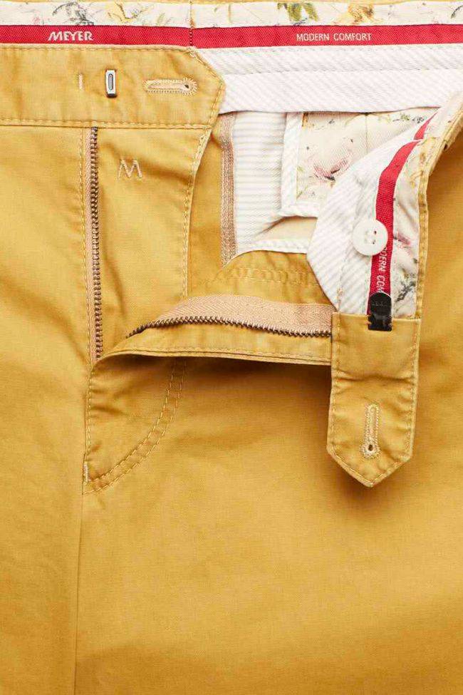 Meyer Hose Herren Meyer Chinos Regular Einfarbig 97% Baumwolle 3% Elastan