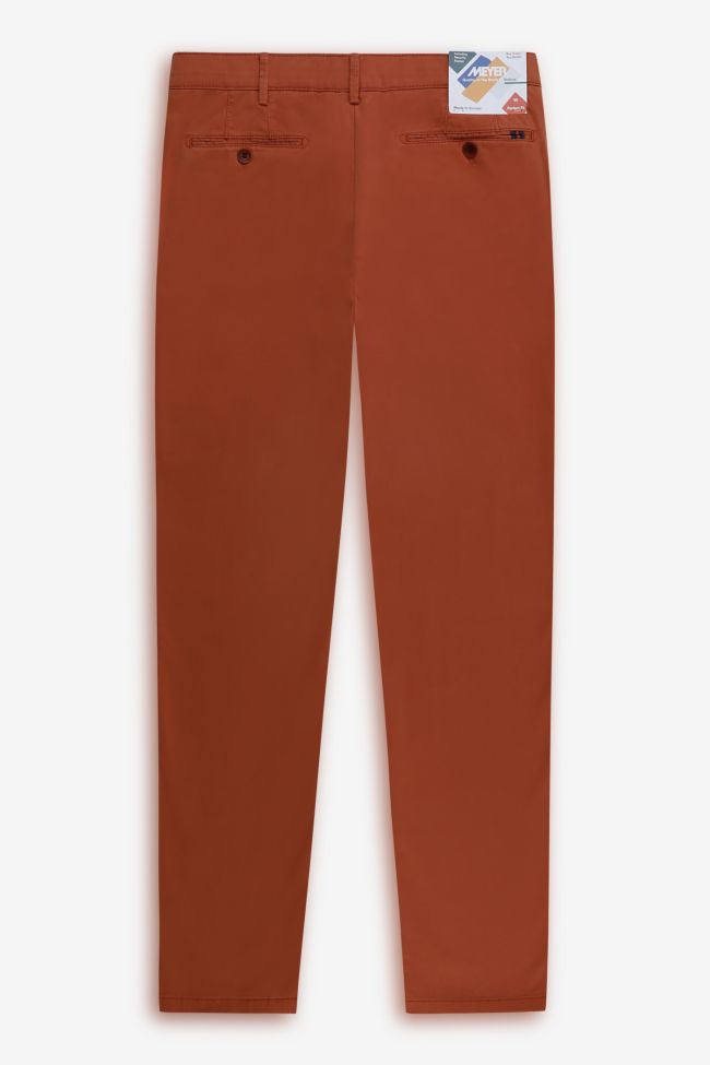 Meyer Hose Herren Meyer Chinos Regular Einfarbig 97% Baumwolle 3% Elastan