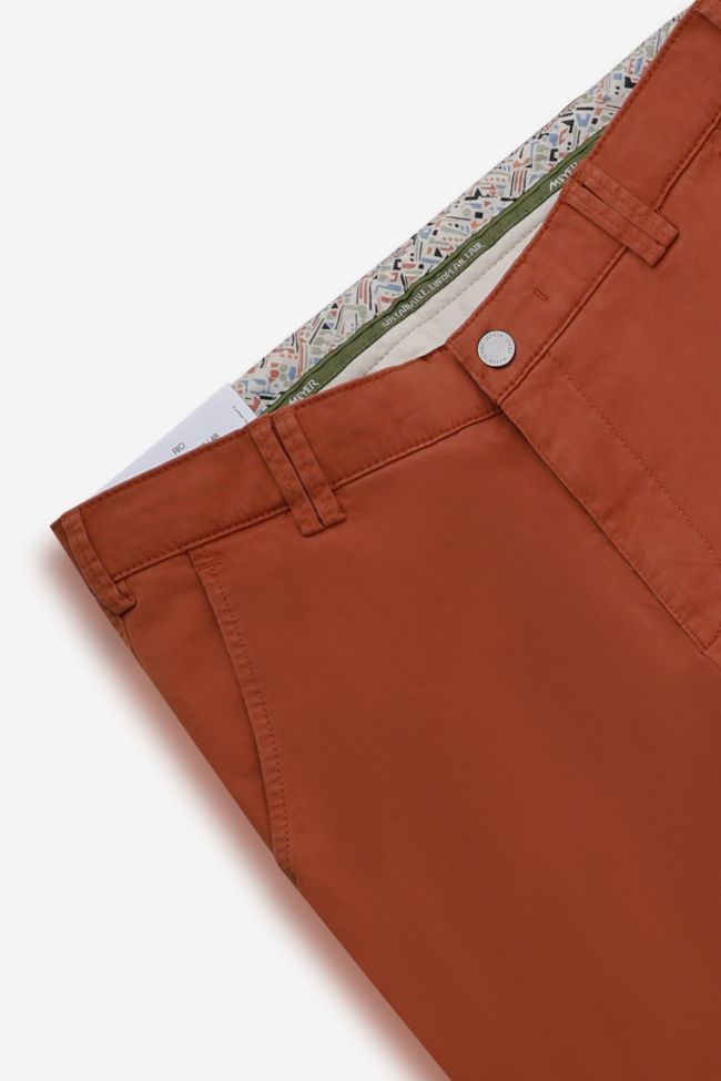 Meyer Hose Herren Meyer Chinos Regular Einfarbig 97% Baumwolle 3% Elastan