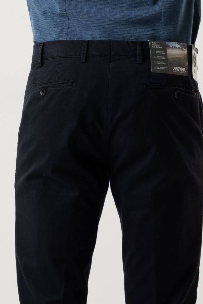 Meyer Hose Herren Meyer Chinos Regular Einfarbig 97% Baumwolle 3% Elastan