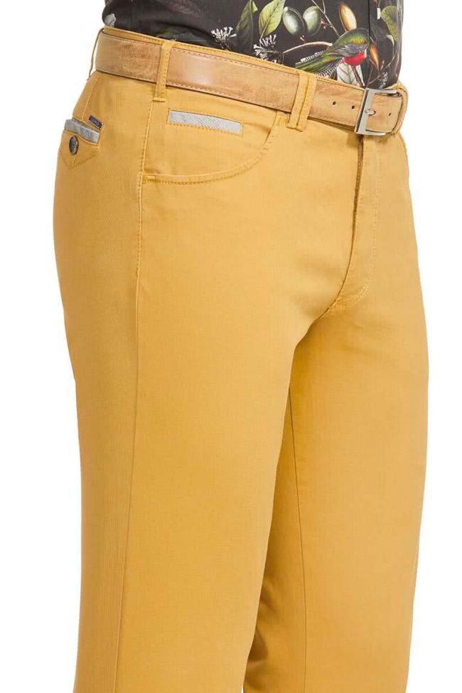 Meyer Hose Herren Meyer Chinos Regular Einfarbig 97% Baumwolle 3% Elastan