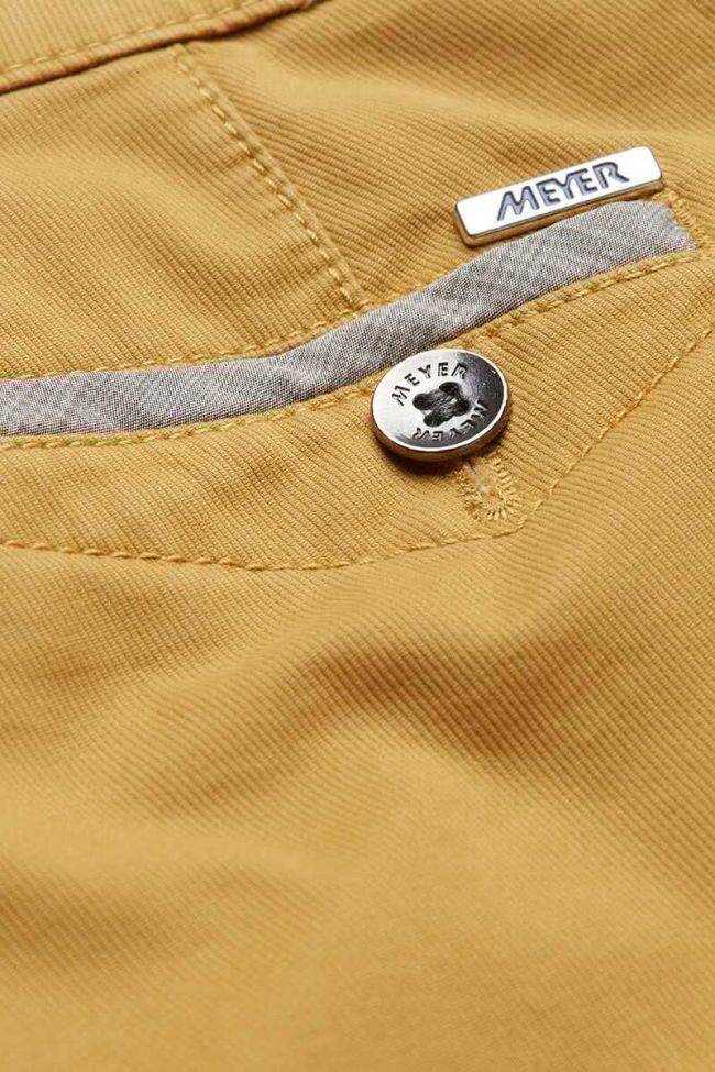 Meyer Hose Herren Meyer Chinos Regular Einfarbig 97% Baumwolle 3% Elastan