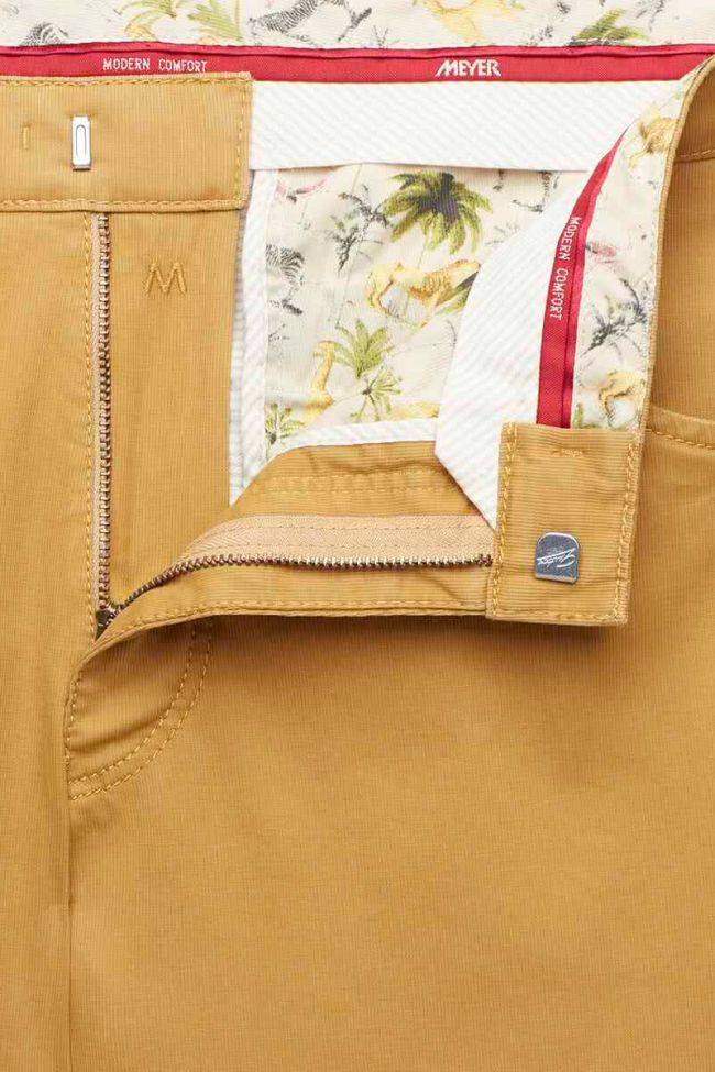 Meyer Hose Herren Meyer Chinos Regular Einfarbig 97% Baumwolle 3% Elastan