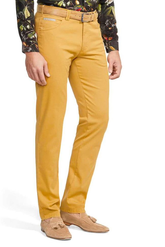 meyer Hose Herren Meyer Chinos Regular Einfarbig 97% Baumwolle 3% elastan