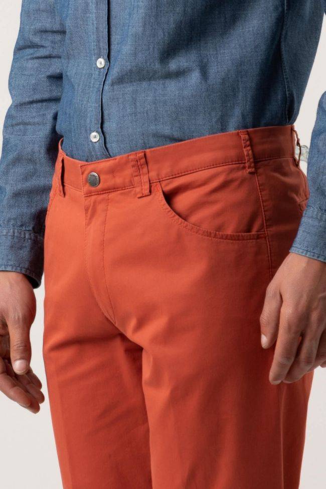 Meyer Hose Herren Meyer Chinos Regular Einfarbig 97% Baumwolle 3% Elastan
